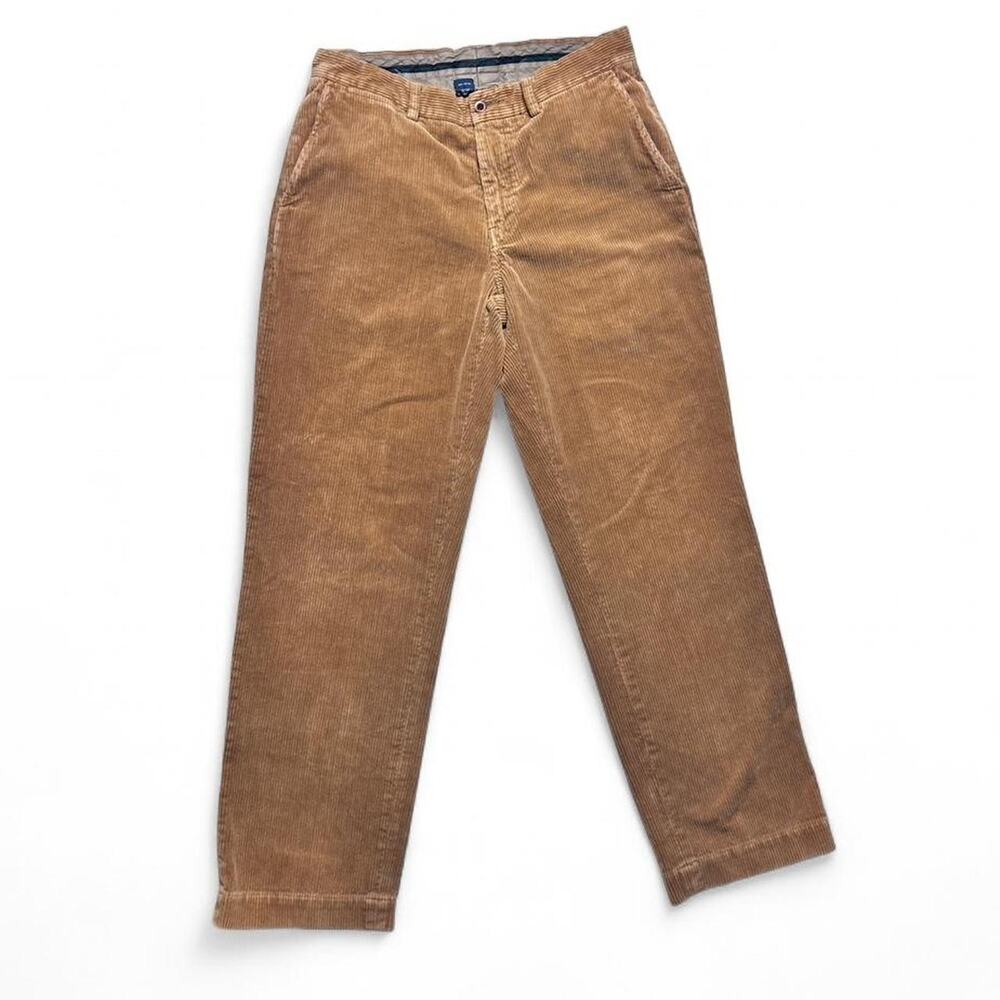 Polo Ralph Lauren Preston Pant Corduroy Pants Brown Cotton Trousers Cords 33”